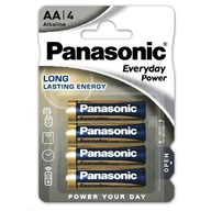 Akumulatory ogólnego zastosowania - Baterie alkaliczne Panasonic AA, LR6, Everyday, blistr 4 szt. - miniaturka - grafika 1