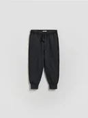 Spodenki dla niemowląt - Reserved - Bawełniane joggery - czarny - miniaturka - grafika 1