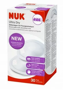 NUK Wkładki laktacyjne Ultra Dry 30 szt - Akcesoria do karmienia - miniaturka - grafika 1