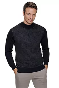 Bonamaison Men's TRMRVN100178 sweter męski, granatowy, XL (DE) - Swetry męskie - miniaturka - grafika 1