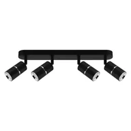 Lampy sufitowe - Sufitowa lampa do salonu DIOR SPT 4266 Ideus spoty metal chrom czarna - miniaturka - grafika 1