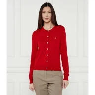 Swetry damskie - POLO RALPH LAUREN Wełniany kardigan LUNAR Regular Fit - miniaturka - grafika 1