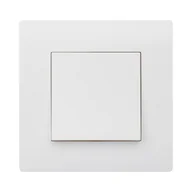 Wyłączniki światła i elektryczne - Włącznik schodowy POJEDYNCZY MIRAGE  Biały - miniaturka - grafika 1