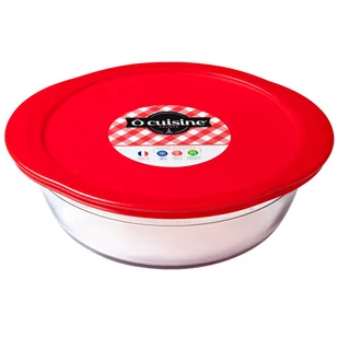 Naczynie żaroodporne okragłe z plastikową pokrywą C&#039;N&#039;S 18 cm OCUISINE - Naczynia żaroodporne - miniaturka - grafika 1