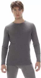 Koszulka męska Cornette Authentic 214 z długim rękawem 3-5XL biała - Koszulki męskie - miniaturka - grafika 1