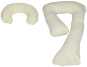 Poduszki do karmienia - Zestaw Poduszek Uniwersalnych, Wygodne, Ciążowe Zestaw Poduszek Uniwersalnych, Wygodne, Ciążowe (Wzór: Beżowa Kratka) - miniaturka - grafika 1