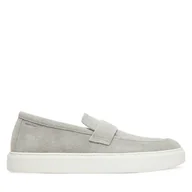 Półbuty męskie - Półbuty Calvin Klein Moccasin Sue Unlined HM0HM01819 Szary - miniaturka - grafika 1