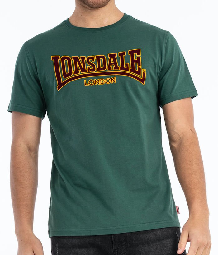 T-shirt Lonsdale CLASSIC zielony (bottle green)-M