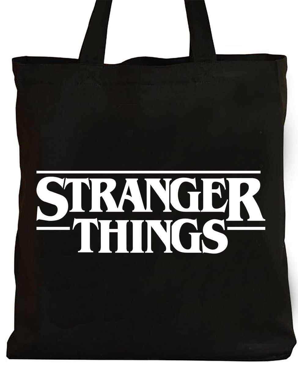 CZARNA TORBA NA ZAKUPY STRANGER THINGS HELLFIRE Y4