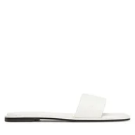 Klapki i japonki damskie - Klapki Calvin Klein Flat Slide - He HW0HW02378 Biały - miniaturka - grafika 1