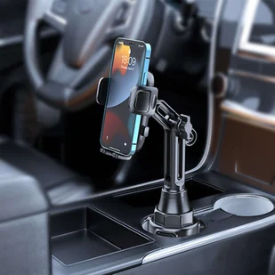 Uchwyt samochodowy Cup Holder do auta uniwersalny do telefonu w miejsce na kubek Czarny - Części i akcesoria do laptopów - miniaturka - grafika 5