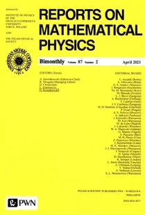 Reports on Mathematical physics 87/2 2021 - Praca zbiorowa - Czasopisma - miniaturka - grafika 1