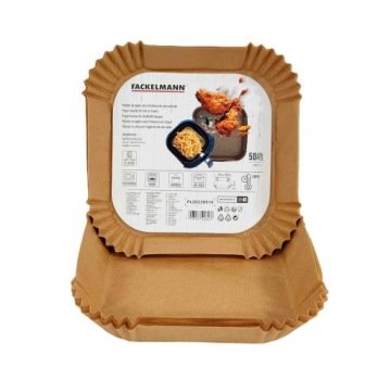 Wkład papierowy do Frytkownicy AirFryer 20x20cm 50sztuk Fackelmann