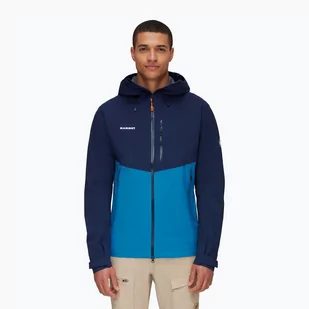 Kurtka przeciwdeszczowa męska Mammut Alto Guide HS Hooded - Kurtki i kamizelki sportowe męskie - miniaturka - grafika 1
