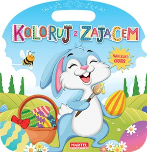 Kolorowanka z naklejkami Koloruj z zającem Nowa - Kolorowanki, wyklejanki Kolorowanka z naklejkami Koloruj z zającem Nowa - Kolorowanki, wyklejanki - miniaturka - grafika 2