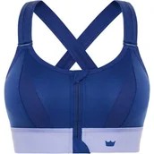 Biustonosze - BIUSTONOSZ SPORTOWY SHEFIT NIEBIESKI MOCNE PODTRZYMANIE REGULOWANY XL - miniaturka - grafika 1