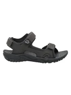 Sandały damskie - Jack Wolfskin Sandały trekkingowe "Lakewood" w kolorze antracytowym - miniaturka - grafika 1