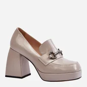 Półbuty damskie - Półbuty damskie S.Barski MR38-906 36 Szare (5905677165241). Półbuty damskie - miniaturka - grafika 1