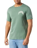 Koszulki męskie - Champion Męski t-shirt Rochester 1919 City Exporer Crewneck S-s, zielony (DUK), rozmiar L, zielony (Duk), L - miniaturka - grafika 1