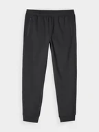 Spodnie sportowe męskie - 4F Spodnie sportowe w kolorze czarnym - miniaturka - grafika 1