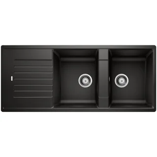 Blanco Zlew ZIA 8S Czarny odwracalny 526027 - Zlewozmywaki - miniaturka - grafika 1