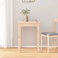 Stoły - Lumarko Stół jadalniany, 55x55x75 cm, lite drewno sosnowe - miniaturka - grafika 1