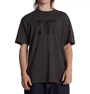 Koszule męskie - Quiksilver DC Star Pigment Dye HSS Koszula męska, czarny, XS - grafika 1