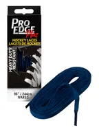 Akcesoria obuwnicze - Woskowane sznurowadła hokejowe Sportstape  Solid Red Double Tracer Waxed Lace 70S Navy  183 cm - miniaturka - grafika 1