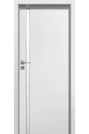 Drzwi wewnętrzne - Pol-Skone Dzwi Wewnętrzne Z Szybą Etiuda A01 Biały - miniaturka - grafika 1