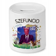 Skarbonki - Skarbonka Dla Adama na Urodziny Imieniny Prezent z Nadrukiem ze Zdjęciem + Opakowanie na prezent (wzór 01) - miniaturka - grafika 1