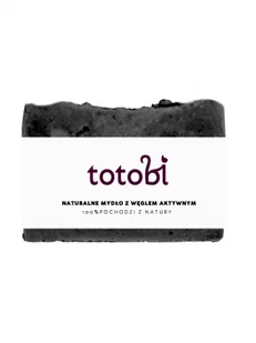 TOTOBI Naturalne mydło z węglem aktywnym 90g - Szampony i odżywki dla psów - miniaturka - grafika 1