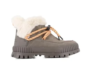 Palladium Damskie Pallashock Lo Botki zimowe, Szary, 40 EU - Botki damskie - miniaturka - grafika 1