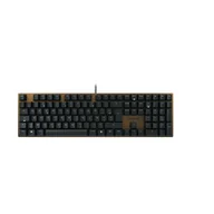 Klawiatury - CHERRY KC 200 MX klawiatura Uniwersalne USB AZERTY Francuski Czarny, Brąz - miniaturka - grafika 1