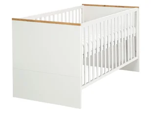 Roba Łóżeczko dziecięce kombi »Finn« 70 x 140 cm białe stopy - Łóżeczka i kojce - miniaturka - grafika 1