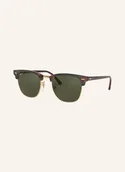 Okulary przeciwsłoneczne - Ray-Ban Okulary Przeciwsłoneczne rb3016 Clubmaster braun - miniaturka - grafika 1