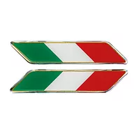 Akcesoria motocyklowe - Lampa 15008 Sticky 3D - Tricolore Italia Krótkie Przekątne, 2 sztuk - 88x16 mm - miniaturka - grafika 1