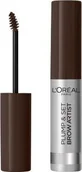 Akcesoria i kosmetyki do stylizacji brwi - L’Oreal Paris Brow Artist Plump Set tusz do brwi 108 Dark Brunette - miniaturka - grafika 1