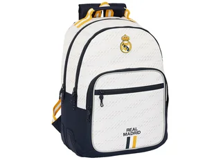 Real Madryt Duży Plecak Szkolny 42 CM 4 Komorowy Sezon 23/24 White - Plecaki szkolne i tornistry - miniaturka - grafika 1