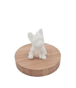 Sojowa świeczka zapachowa 6,1cm 38,9g Siedzący Pies Wanilia - Świece - miniaturka - grafika 1