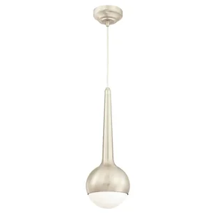 Lampa wisząca WESTINGHOUSE 63297 LED 7,5W 3000K - nikiel/biały - Lampy sufitowe - miniaturka - grafika 1