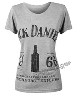 Bluzki damskie - bluzka damska JACK DANIELS - 1866 GREY-M - miniaturka - grafika 1