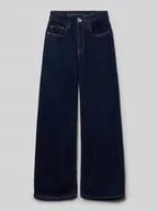 Spodnie i spodenki dla dziewczynek - Jeansy o szerokim kroju z dodatkiem wiskozy model ‘Annemay’ - miniaturka - grafika 1