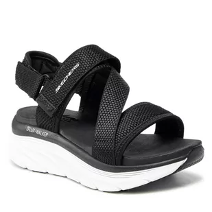 Skechers Sandały Kind Mind 119302/BKW Black/White - Sandały damskie - miniaturka - grafika 1