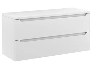 Szafka Wisząca Z Blatem ETH 100 cm - Biały Mat - Szafki łazienkowe - miniaturka - grafika 1