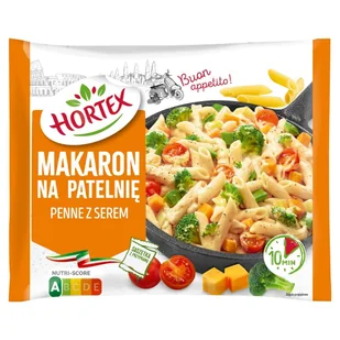 Hortex - Makaron na patelnie penne z sosem serowym - Dania mrożone - miniaturka - grafika 1