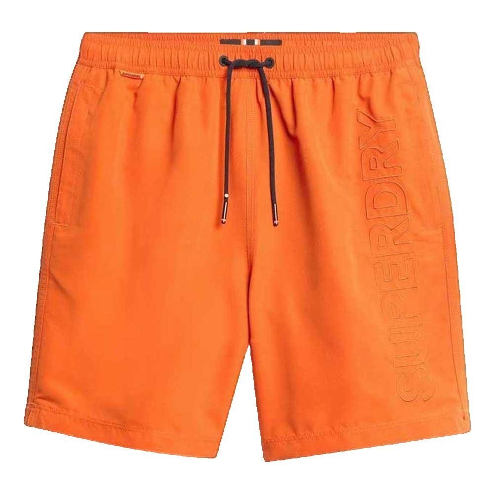 Superdry premium haftowane kąpielówki 17''