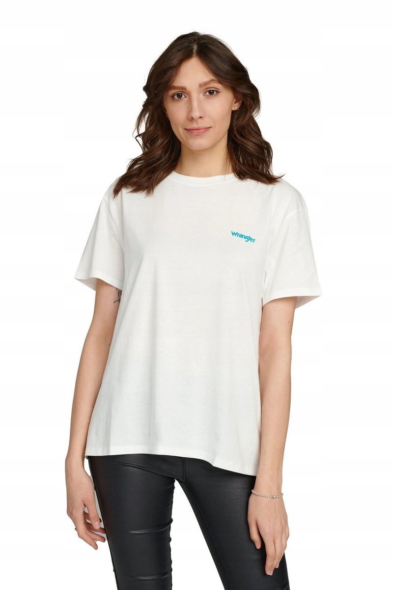 WRANGLER BOYFRIEND TEE OFF WHITE W7Q2GH737 L