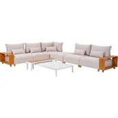 Meble ogrodowe - Zestaw mebli ogrodowych ESTI & ESTA KALEM Beżowy - miniaturka - grafika 1