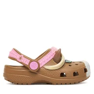 Buty dla dziewczynek - Klapki Crocs Toddler Classic IAM Horse Clog 211371 Brązowy - miniaturka - grafika 1