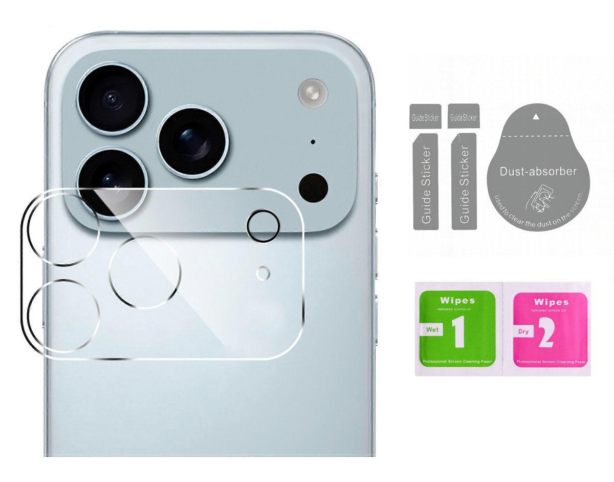 Szkło hartowane do IPHONE 17 PRO MAX na aparat 3D ochrona obiektywu mocne